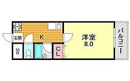 ドミール長原 307号室