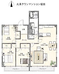 丸美タウンマンション堀田〜フルリノベ×角住戸×南向き〜 701