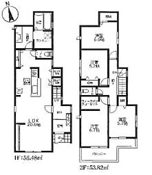 野田市木間ケ瀬VI　新築戸建10棟 5号棟