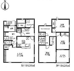 野田市木間ケ瀬VI　新築戸建10棟 6号棟