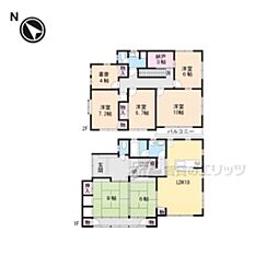 草津市上笠３丁目の一戸建て