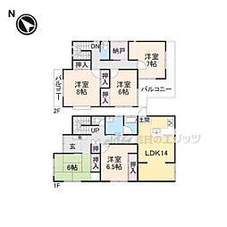 草津市笠山６丁目の一戸建て