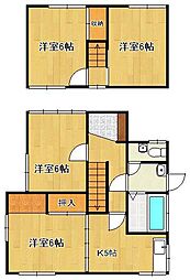 北九州市八幡西区上の原3丁目の一戸建て