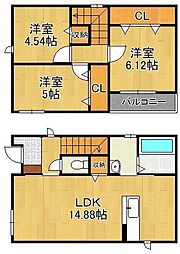 北九州市八幡西区塔野1丁目の一戸建て