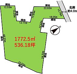 〜530坪以上〜　川越市大字牛子　売地　〜資材置き場として〜