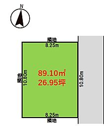 〜駅徒歩7分〜　川越市大字上戸 売地　〜建築条件無し〜