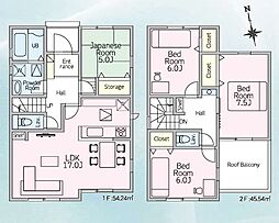 リナージュ桐生相生町2丁目24-1期全4棟 2号棟