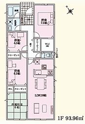 クレイドルガーデン上田市上塩尻第2全5棟 1号棟