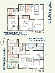 リーブルガーデン.S伊勢崎市茂呂南町第3全2棟 1号棟