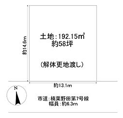 楠葉野田3丁目土地