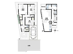 CASA高槻市日吉台三番町デザイナーズ家具・照明付き