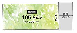 高槻市安岡寺町3丁目　建築条件無し売土地