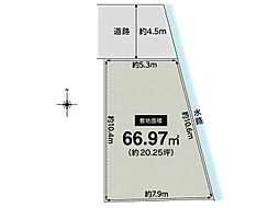 高槻市川西町2丁目建築条件無し売土地