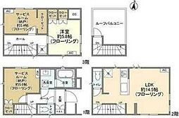 横浜市港北区綱島西4丁目の一戸建て