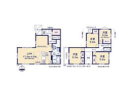 鎌ケ谷市中佐津間2期　新築戸建