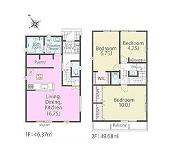 柏市酒井根2丁目第1期　新築戸建2号棟