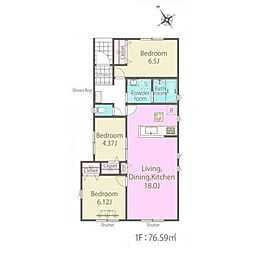 柏市酒井根2丁目第1期　新築戸建13号棟