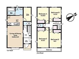 成田市大袋　新築戸建A号棟
