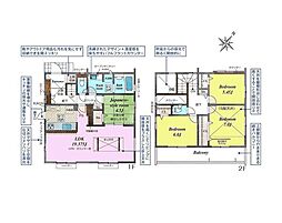 木更津市永井作2丁目　新築戸建3号棟