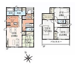 千葉市若葉区加曽利町6期　新築戸建1号棟