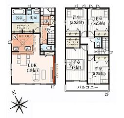 千葉市若葉区加曽利町6期　新築戸建2号棟