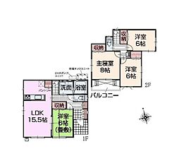 茂原市本納23-P1　新築戸建14号棟