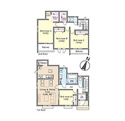 松戸市栗ケ沢4期　新築戸建A号棟