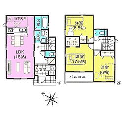 船橋市松が丘50期　新築戸建6号棟