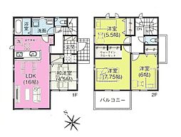 船橋市松が丘50期　新築戸建9号棟
