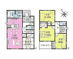 船橋市松が丘50期　新築戸建14号棟