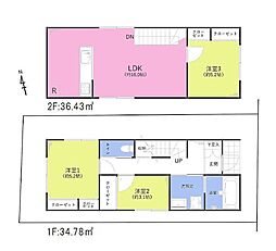 船橋市金杉8丁目　未住居戸建