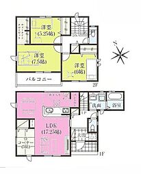 千葉市緑区誉田町1丁目9期　新築戸建2号棟