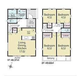 柏市酒井根5丁目第1期　新築戸建3号棟