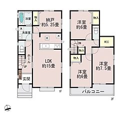 千葉市稲毛区園生町　新築戸建A号棟