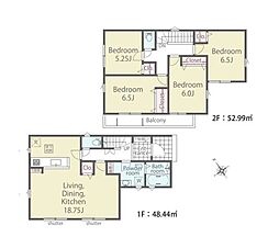 千葉市若葉区若松台2丁目24-1期　新築戸建2号棟