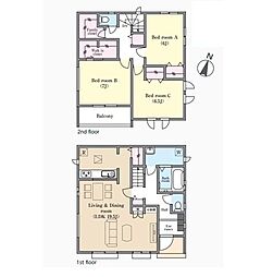 松戸市小金原7丁目　新築戸建A号棟