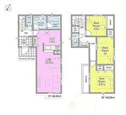 柏市高柳第11　新築戸建2号棟