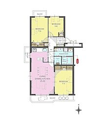 サニータウンにれの木台第二住宅3-17号棟