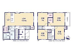 鎌ケ谷市東道野辺4丁目9期　新築戸建