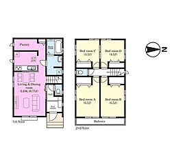 白井市大松1丁目　新築戸建C号棟
