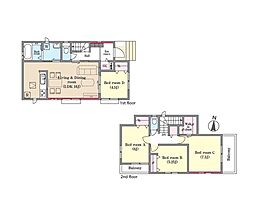 松戸市栗山　新築戸建B号棟