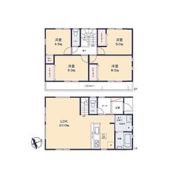 鎌ケ谷市北中沢第1　新築戸建1号棟