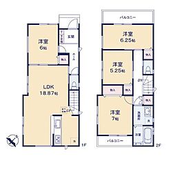 柏市花野井　新築戸建1号棟