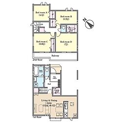 船橋市田喜野井5丁目　新築戸建A号棟
