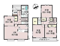 千葉市稲毛区天台4丁目　新築戸建B号棟
