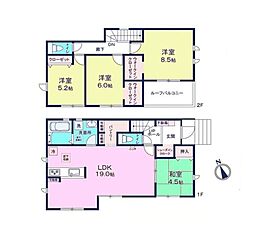 千葉市花見川区こてはし台2丁目24-1期　新築戸建1号棟