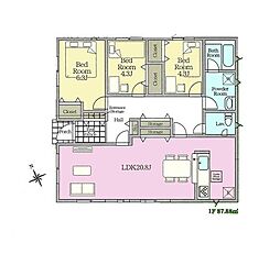 富津市下飯野　新築戸建1号棟