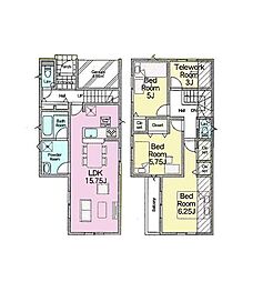 八千代市勝田台第13 新築戸建2号棟