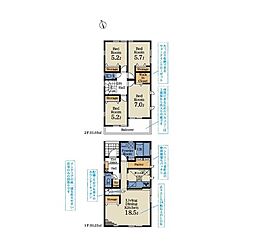 千葉市花見川区こてはし台2丁目第5　新築戸建2号棟