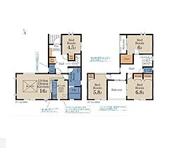 千葉市若葉区御成台3丁目　新築戸建1号棟